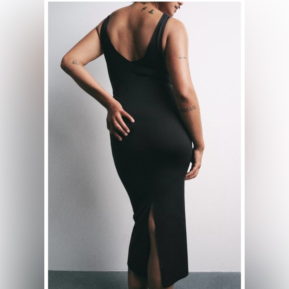 ❗️BUY NOW❗️ITEM WILL BE REMOVED SOON❗️ZARA Black Lace Trim Slip Dress - Picture 6 of 11